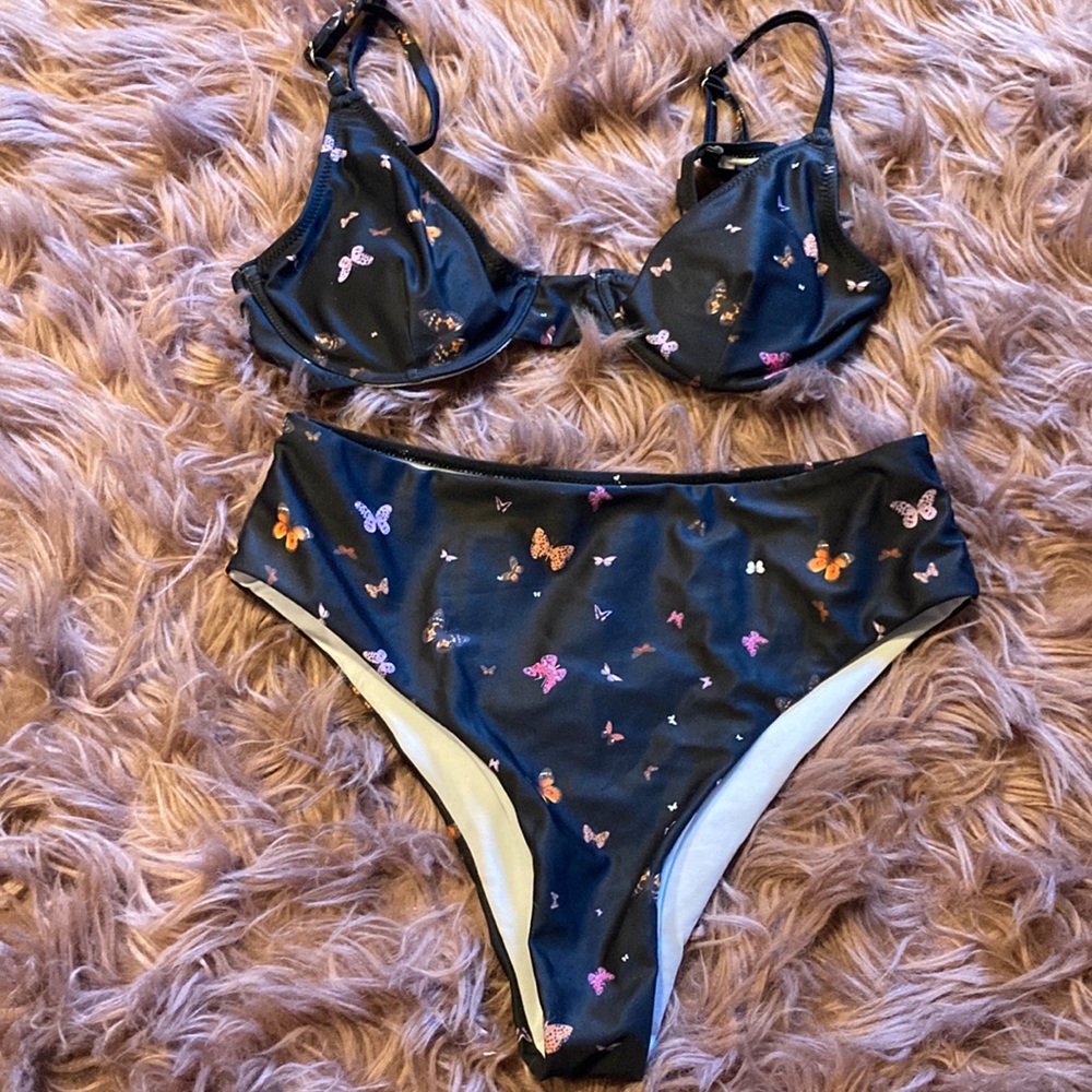 high waisted bikini